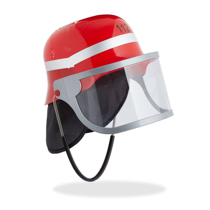 Red firefighter helmet for children