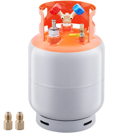 Refrigerant Recovery Cylinder Tank, 30 lb, Float Switch