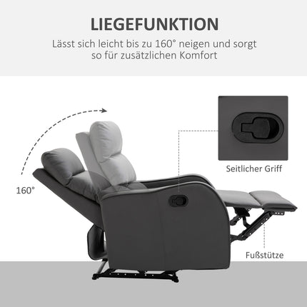Rocking Recliner Chair, Swivel With Cup Holder, Microfiber