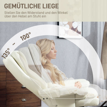 Reclining TV armchair and stool in artificial leather, capacity 150 kg