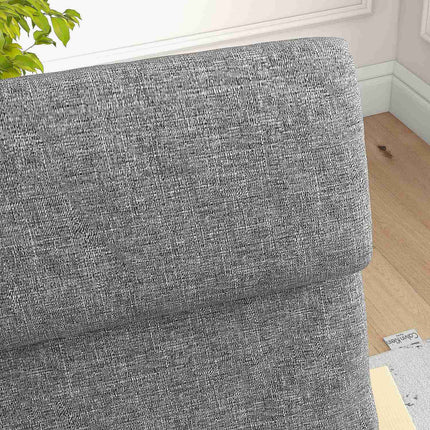 Lounge chair, dark gray birch wood, living room comfort