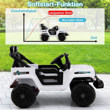 Remote Control Electric Ride-On Truck with LED Lights