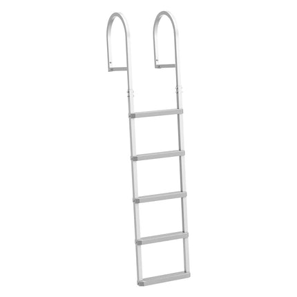 Removable Dock Ladder, 5-Step Aluminum, 500 lb Capacity