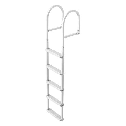 Removable Dock Ladder, 5-Step Aluminum, 500 lb Capacity