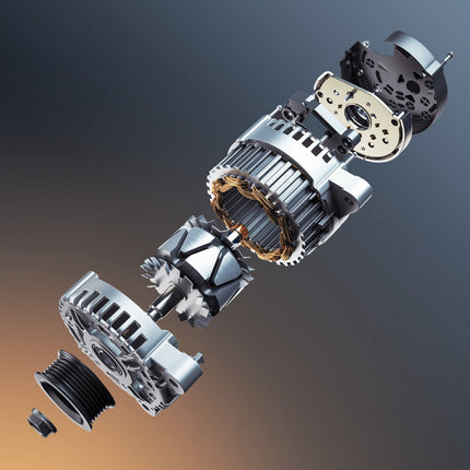 Replacement 12V Alternator, 6-Groove, GM 3.6L SUVs