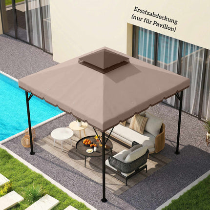Replacement Canopy for 3x3m Gazebo, UPF 30+ Polyester