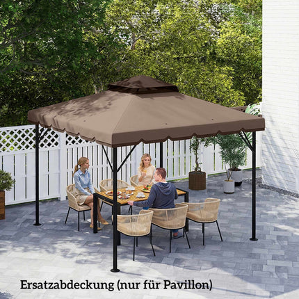 Replacement Canopy for 3x3m Gazebo, UPF 30+ Polyester