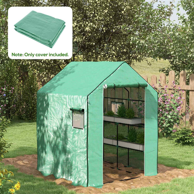 Greenhouse replacement film with UV protection, 140x143x190 cm