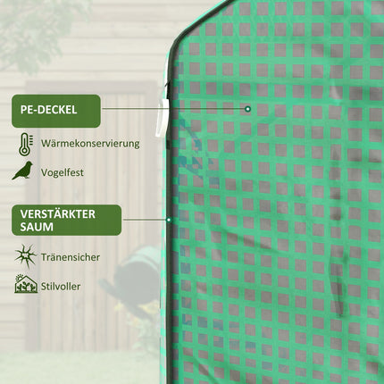 Greenhouse PE Film Cover, UV protection, 140x213x190 cm