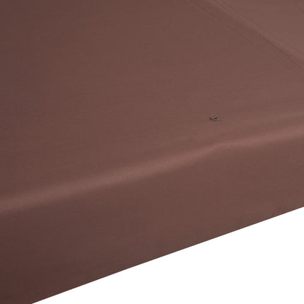 3x3M Coffee Replacement Canopy For Metal Gazebo - Polyester