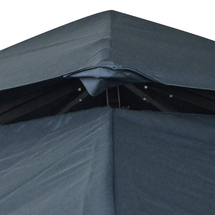 Carbon gray polyester roof for 3x3M Metal Gazebo