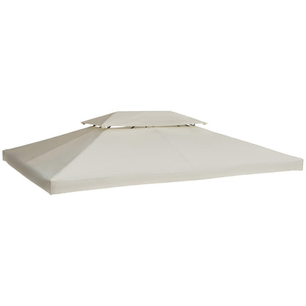 Creamy white polyester roof for 4x3M Metal Gazebo