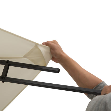 Creamy white polyester roof for 4x3M Metal Gazebo