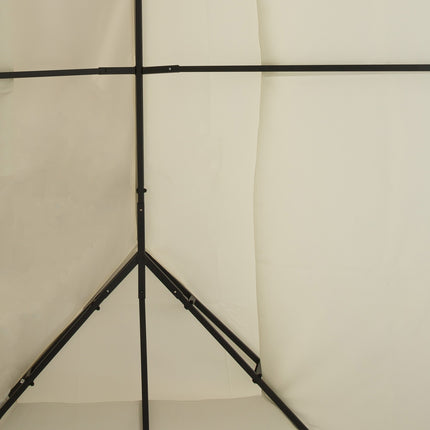 Creamy white polyester roof for 4x3M Metal Gazebo