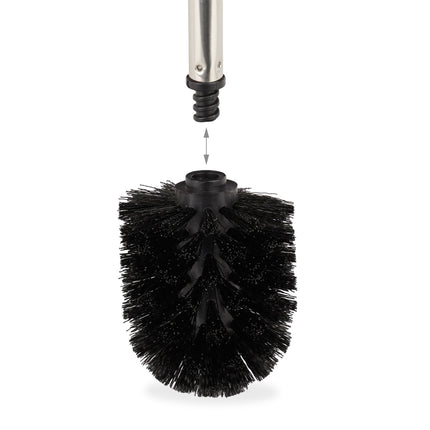 Replacement brush head for toilet brush Set of 9