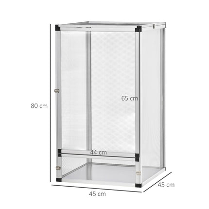 Reptile breeding box - Aluminum, 45x45x80 cm