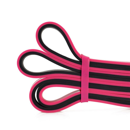 Resistance Exercise Band Set, Pink & Black