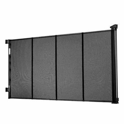 Retractable Baby Gate, Extra Wide 5150 mm, 990 mm Tall, Black