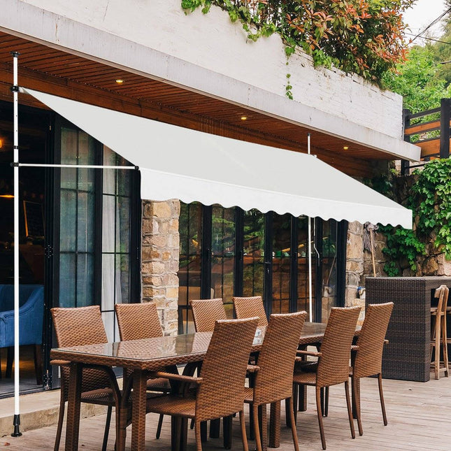 Retractable Balcony Awning, 350 cm, UV-Resistant, Adjustable