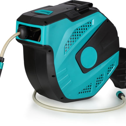 Retractable Garden Hose Reel, 20 m Wall Mount, 180 Swivel