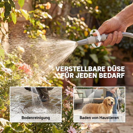 Retractable Garden Hose Reel with Wall Mount, 20m Hose