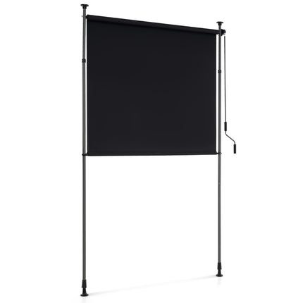 Retractable Outdoor Roller Shade, Crank, 150cm, 220-310cm