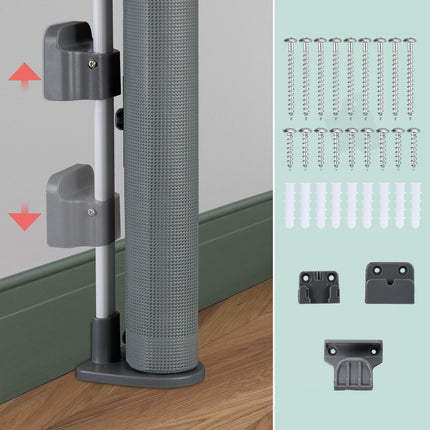 Retractable safety gate