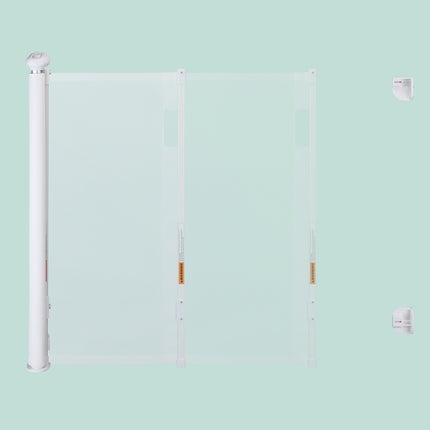 Retractable safety gate