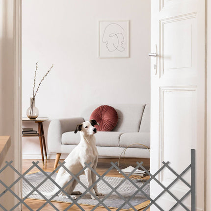 Retractable trellis gray