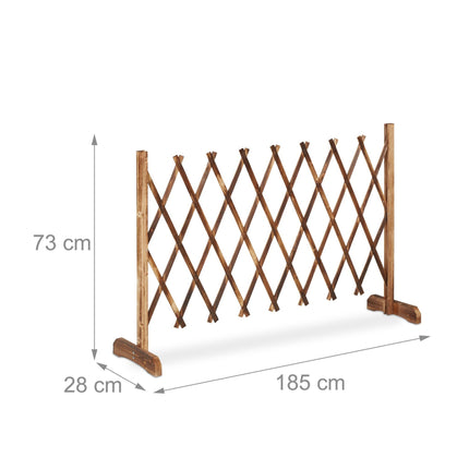 Retractable trellis natural