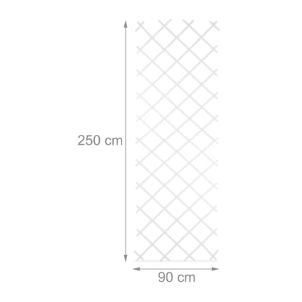 Retractable trellis set with 3,250 cm
