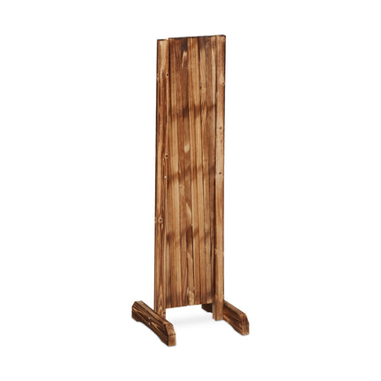 Retractable wooden trellis