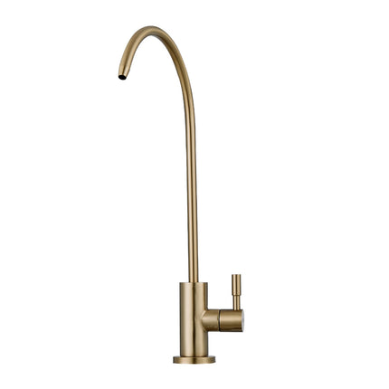 Reverse Osmosis Filter Faucet, Lead-Free SUS304, Brushed Gold