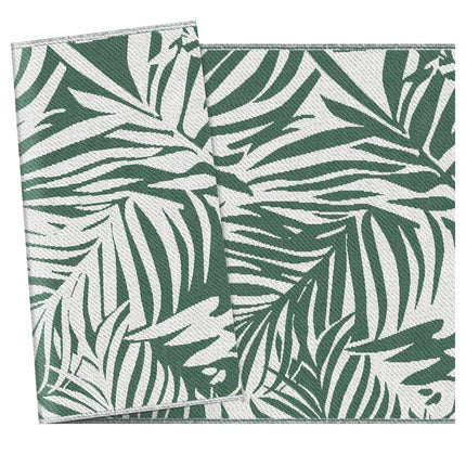 Reversible Outdoor Rug, Waterproof, 152x243 cm, Green