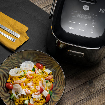 Rice Cooker 2L, 6 Programs, Steamer Basket, Keep Warm