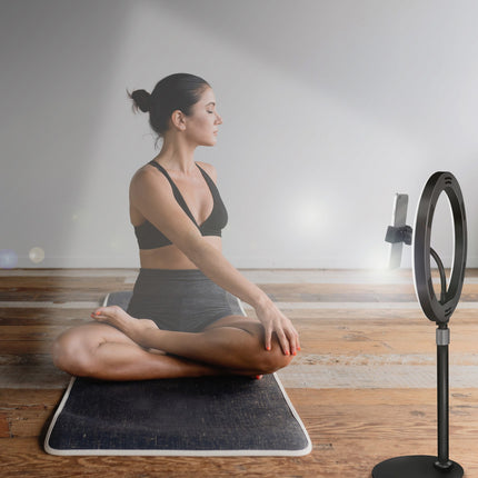 Ring light for smartphone Ø25cm with table stand