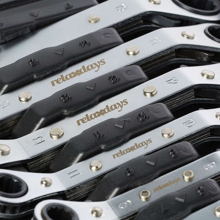 Ring lock wrench set 6 parts