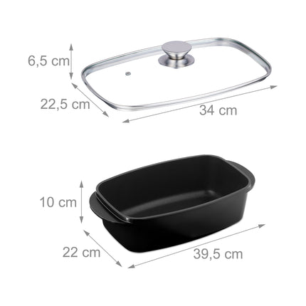 Roaster with lid