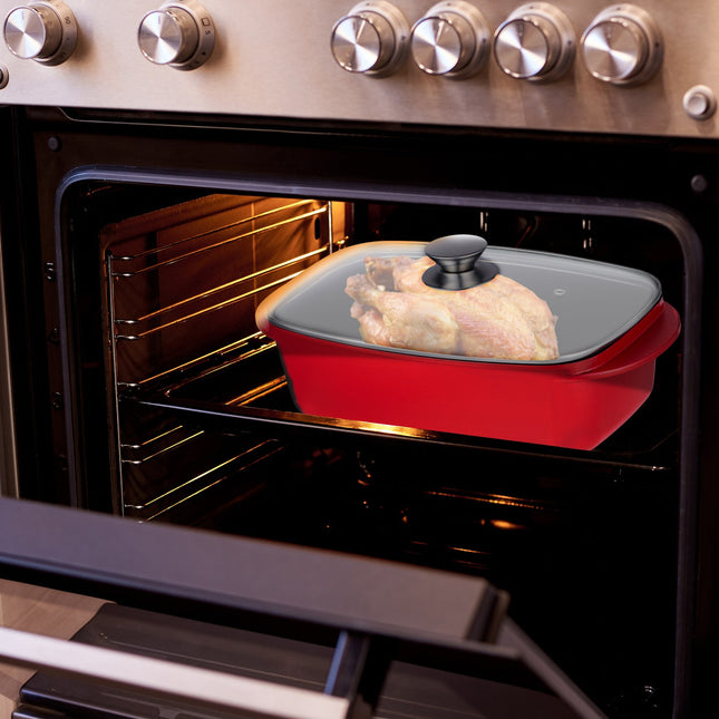 Roaster with lid