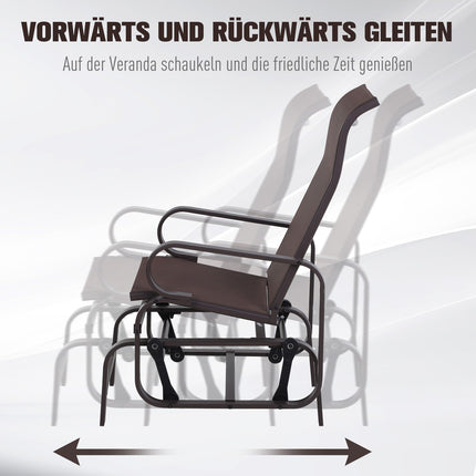 Garden rocking chair in metal - Relaxing outdoor furniture