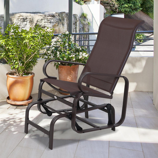 Garden rocking chair in metal - Relaxing outdoor furniture
