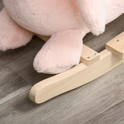 Pink rocking horse for children - 60 x 33 x 50 cm