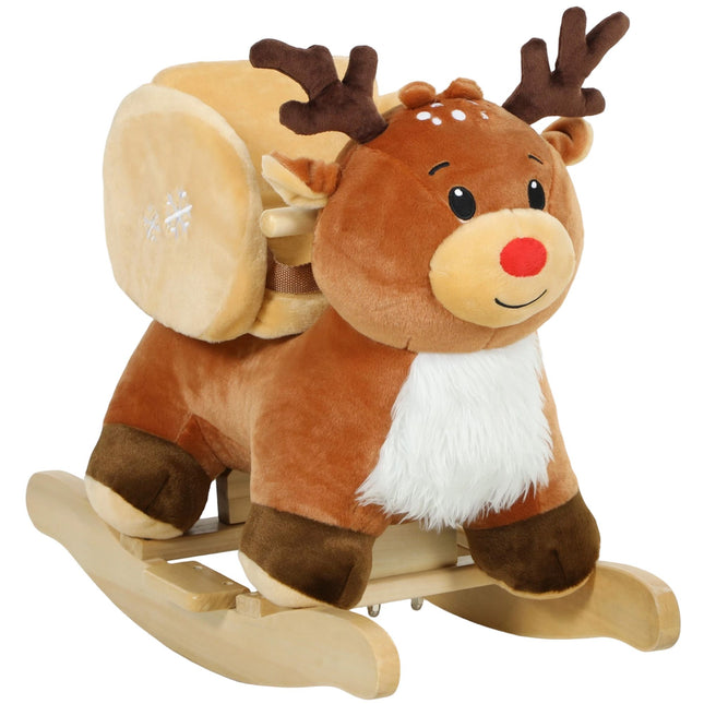 Rocking Reindeer Toy with Lullabies, Plush, 18-36 Months
