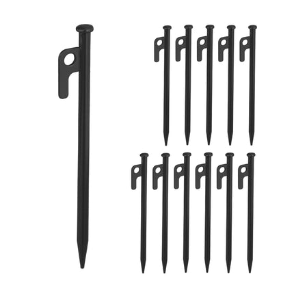 Rock pins black set of 12 pcs