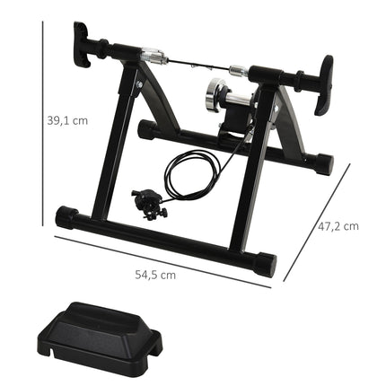 Magnetic foldable bike trainer for 26""-28""/700C wheels