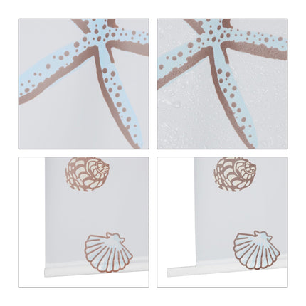Roller blind for shower OCEAN