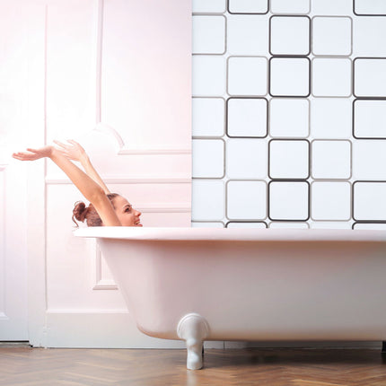 Roller blind for shower SQUARE