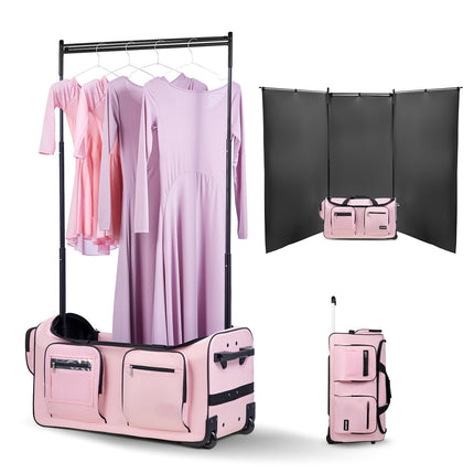 Rolling Dance Duffel Bag, 29-Inch Rack, USB, Curtain