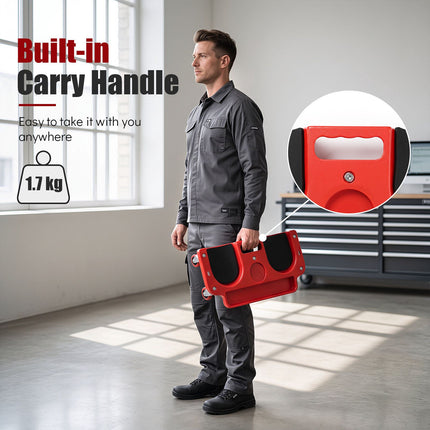 Rolling Knee Creeper with Swivel Casters and Tool Trays