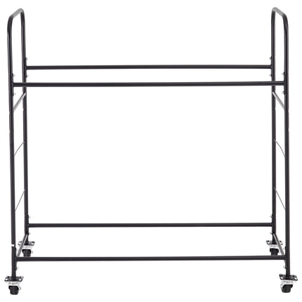 Rolling Tire Storage Rack, 2-Shelf, Holds 12 Tires, Cover